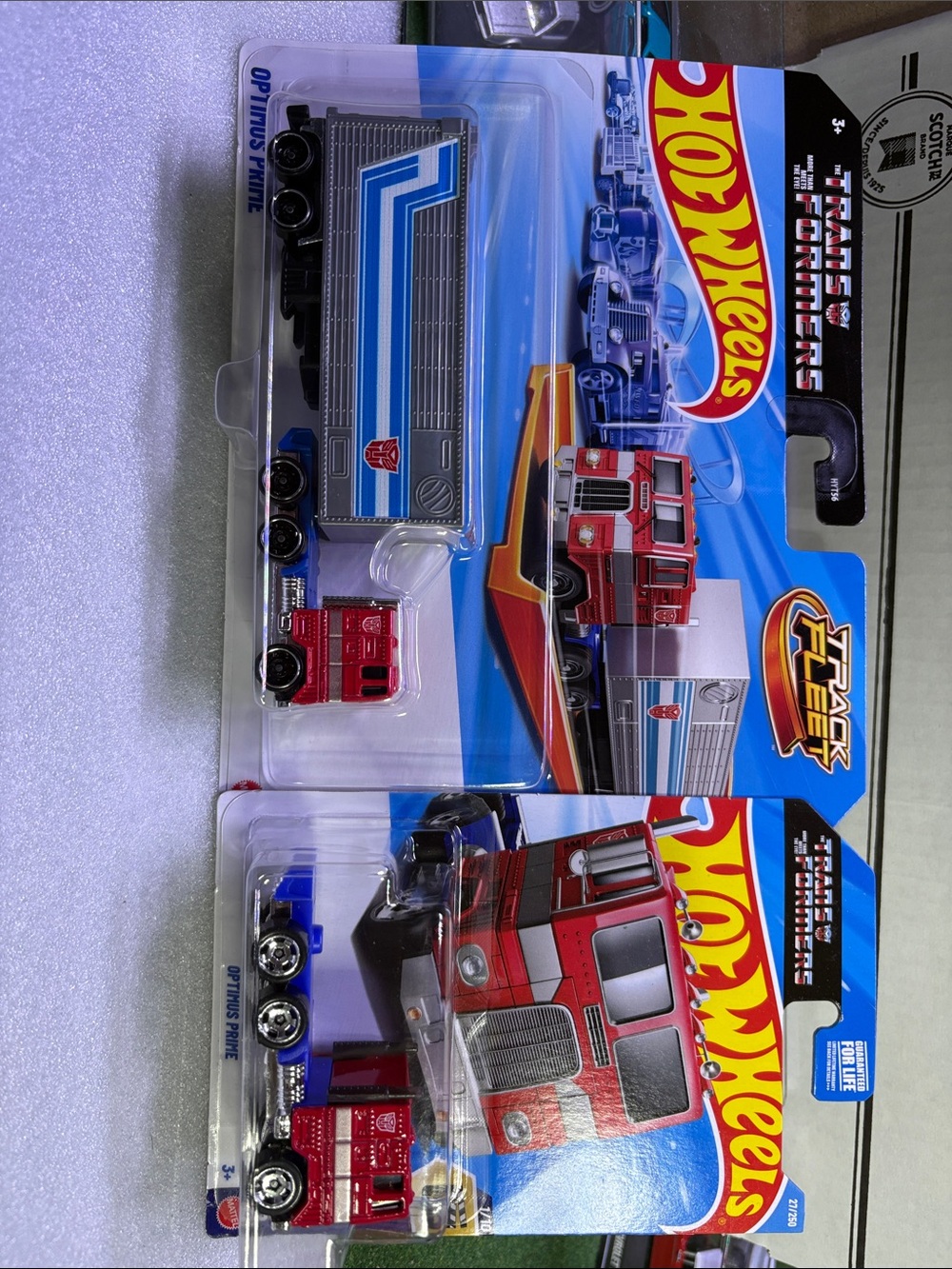Hot wheels Transformers Optimus Prime Red & Blue Truck
